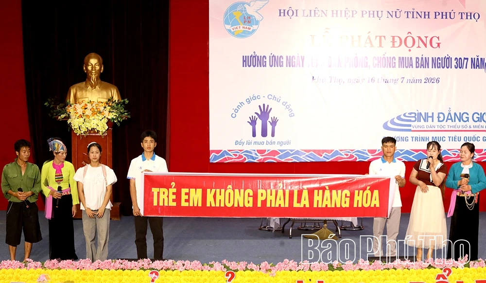Phát động hưởng ứng Ngày toàn dân phòng, chống mua bán người năm 2026