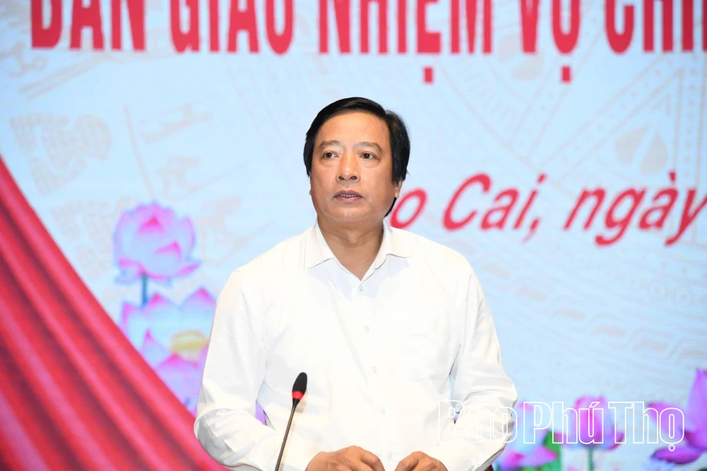 Thượng tá Lương Hoàng Giang được điều động giữ chức Chính ủy Bộ CHQS tỉnh Lào Cai