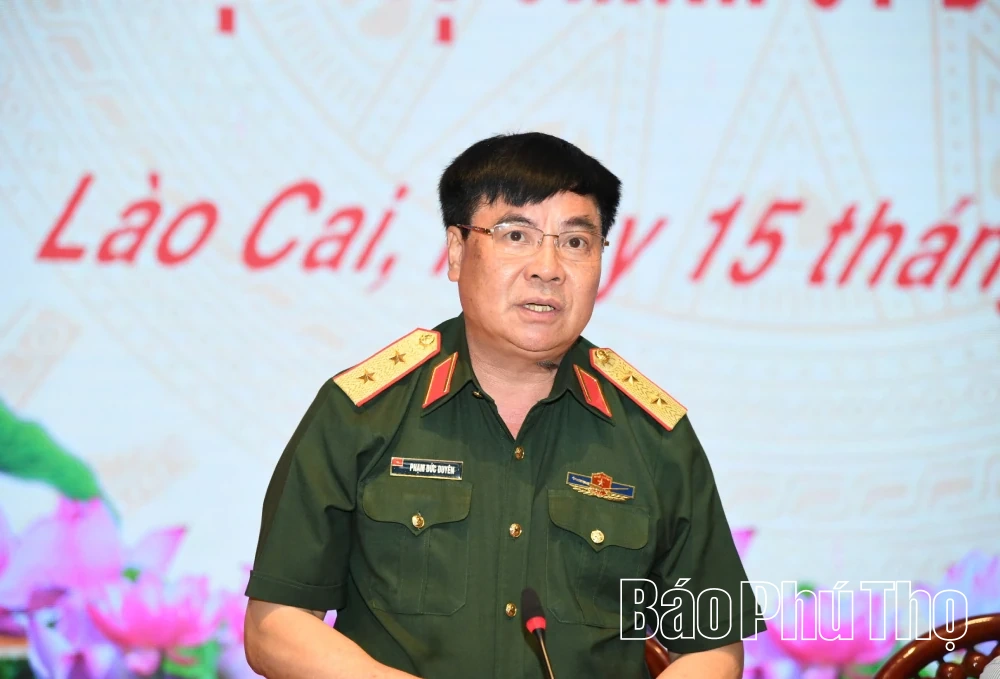 Thượng tá Lương Hoàng Giang được điều động giữ chức Chính ủy Bộ CHQS tỉnh Lào Cai