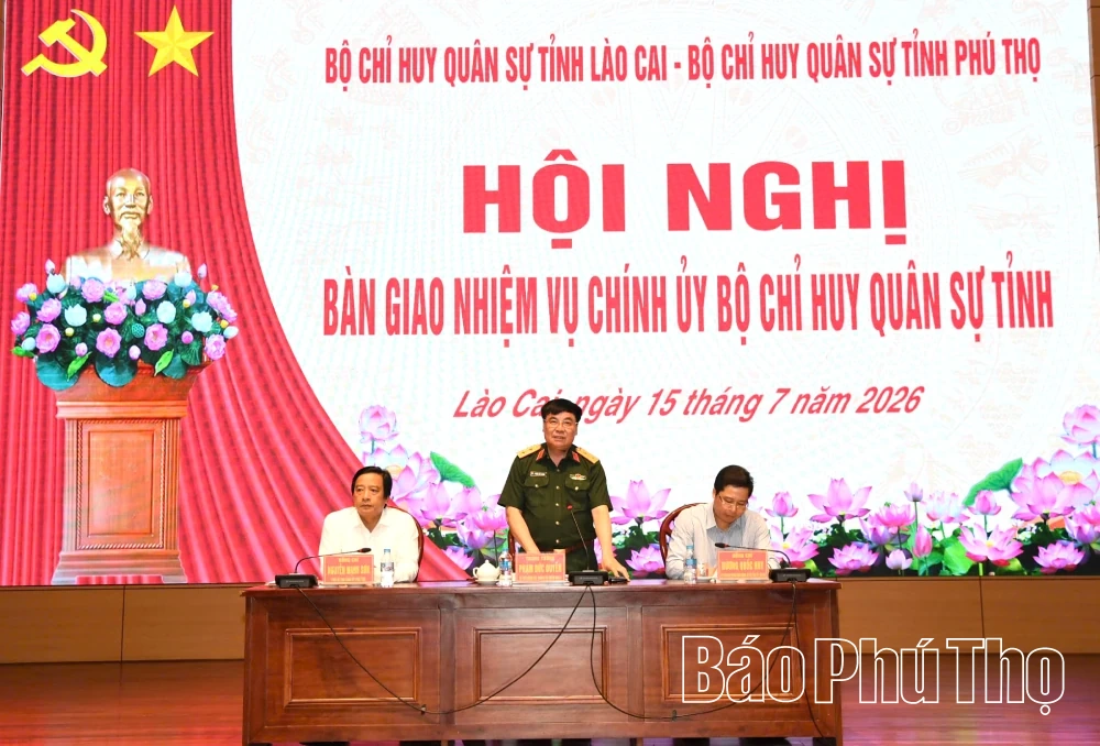 Thượng tá Lương Hoàng Giang được điều động giữ chức Chính ủy Bộ CHQS tỉnh Lào Cai