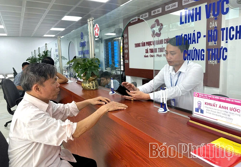 Chuyển đổi số ở&nbsp;xã&nbsp;Thanh Thủy: Lấy người dân làm trung tâm