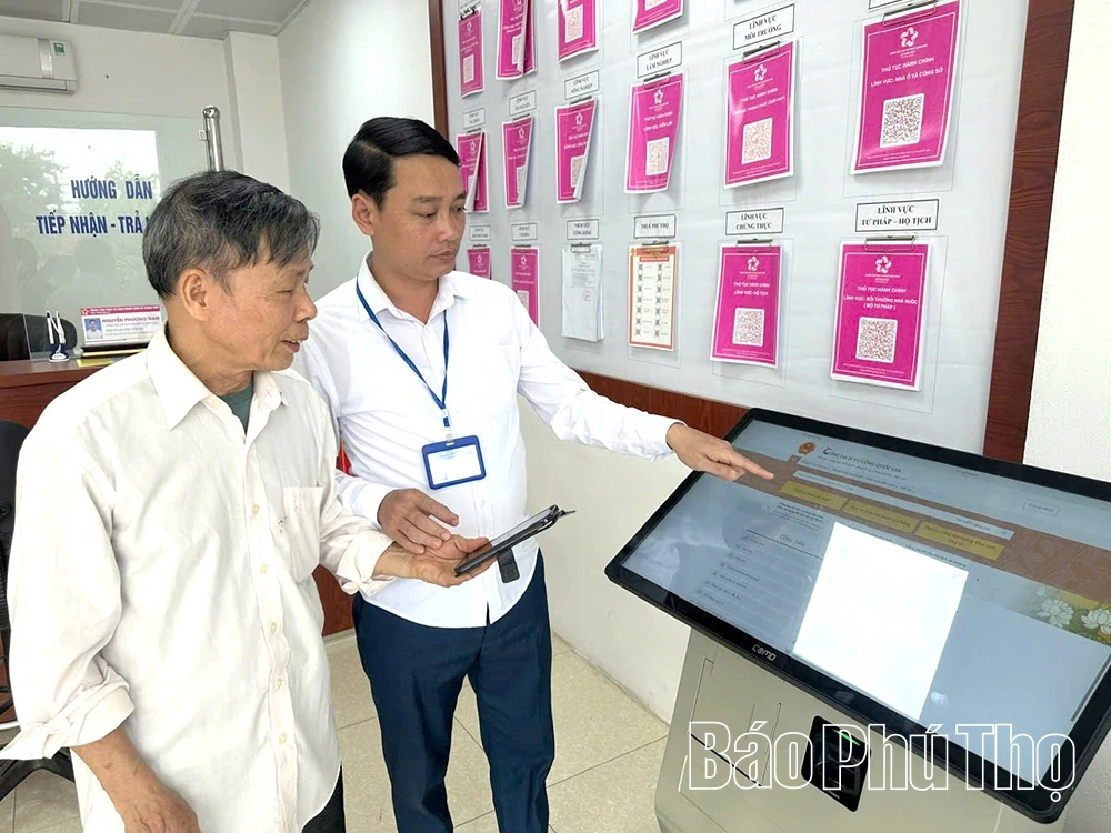 Chuyển đổi số ở&nbsp;xã&nbsp;Thanh Thủy: Lấy người dân làm trung tâm