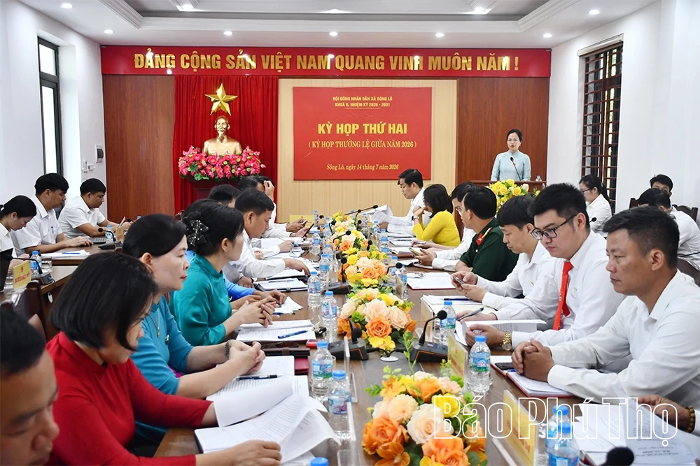HĐND xã Sông Lô tổ chức Kỳ họp thứ Hai, nhiệm kỳ 2026-2031