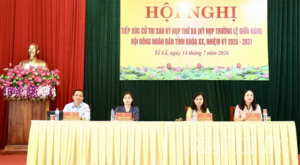 Tổ đại biểu số 11 HĐND tỉnh tiếp xúc cử tri sau Kỳ họp thứ Ba