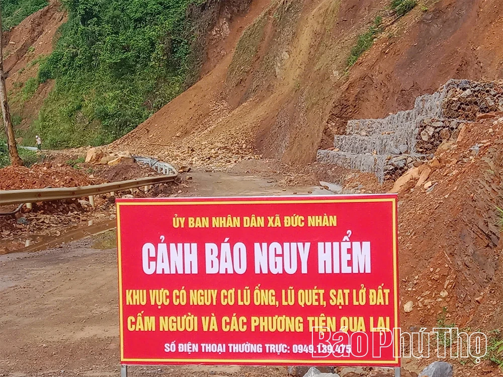 Đức Nhàn: Dân phải đi đường vòng do sạt lở trên đường 433