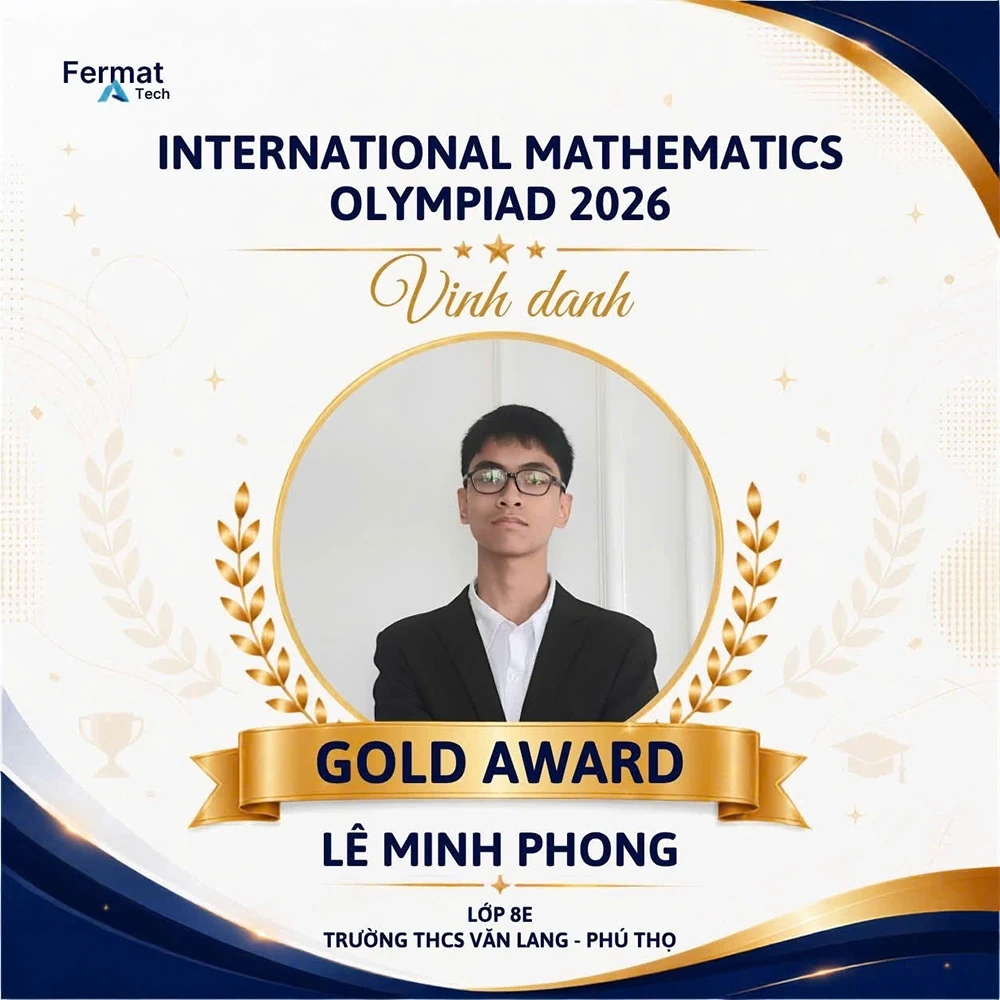 Học sinh Trường THCS Văn Lang đạt 30 giải tại Vòng quốc gia Kỳ thi Olympic Toán học quốc tế IMO 2026