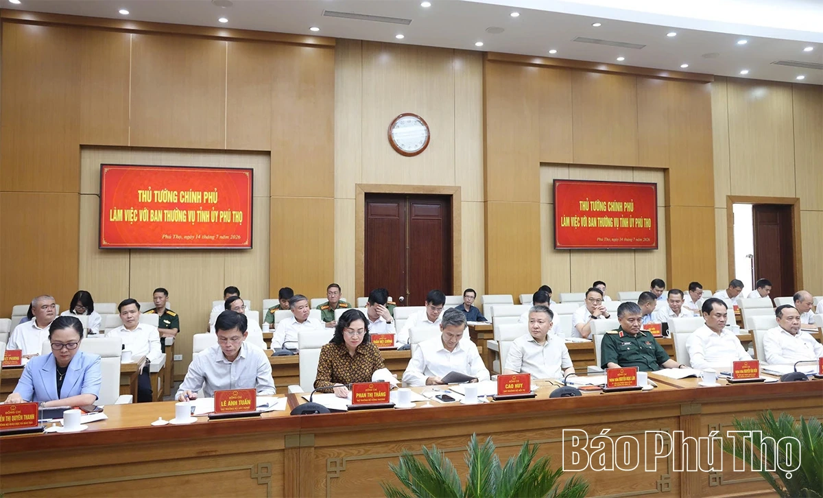 Thủ tướng Chính phủ Lê Minh Hưng: Tạo điều kiện tốt nhất để Phú Thọ bứt phá trong giai đoạn mới