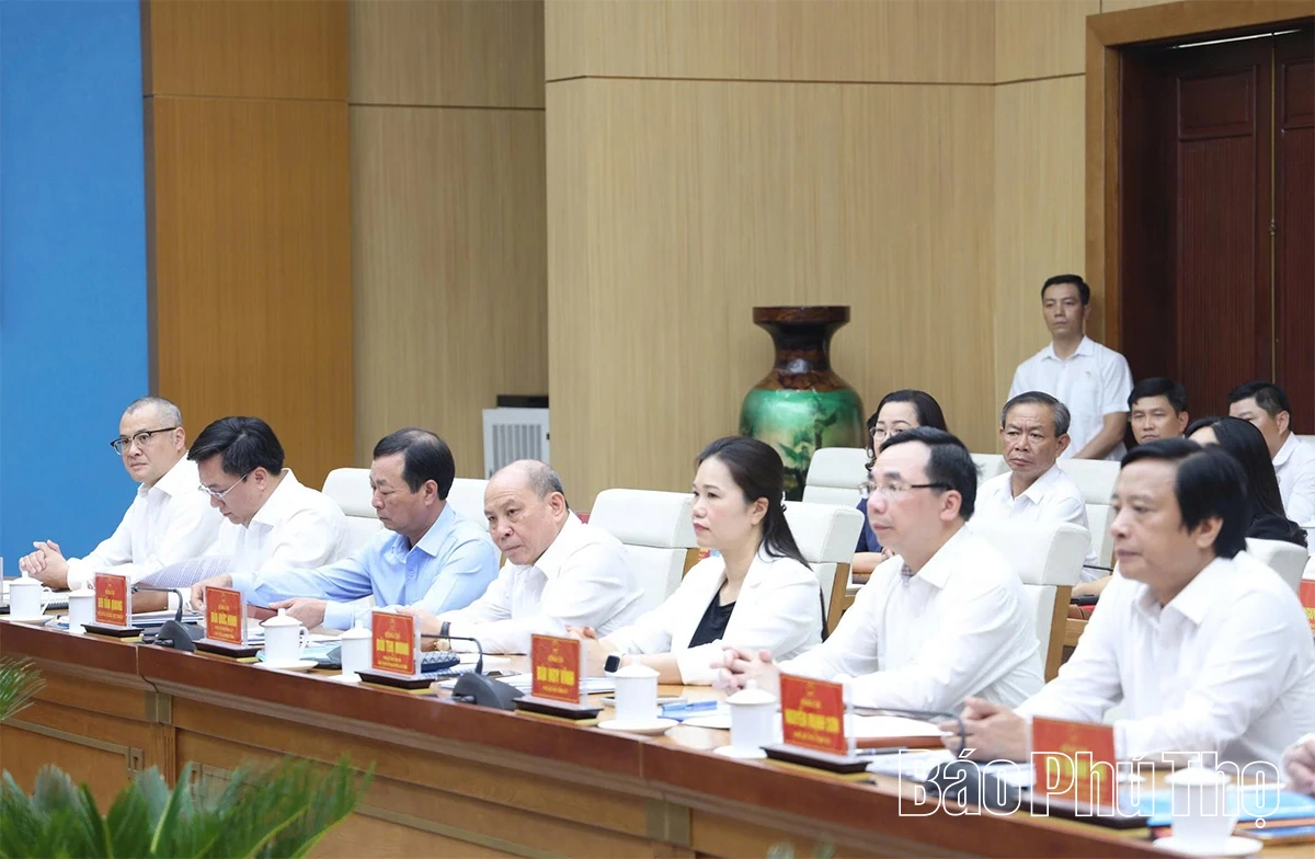 Thủ tướng Chính phủ Lê Minh Hưng: Tạo điều kiện tốt nhất để Phú Thọ bứt phá trong giai đoạn mới