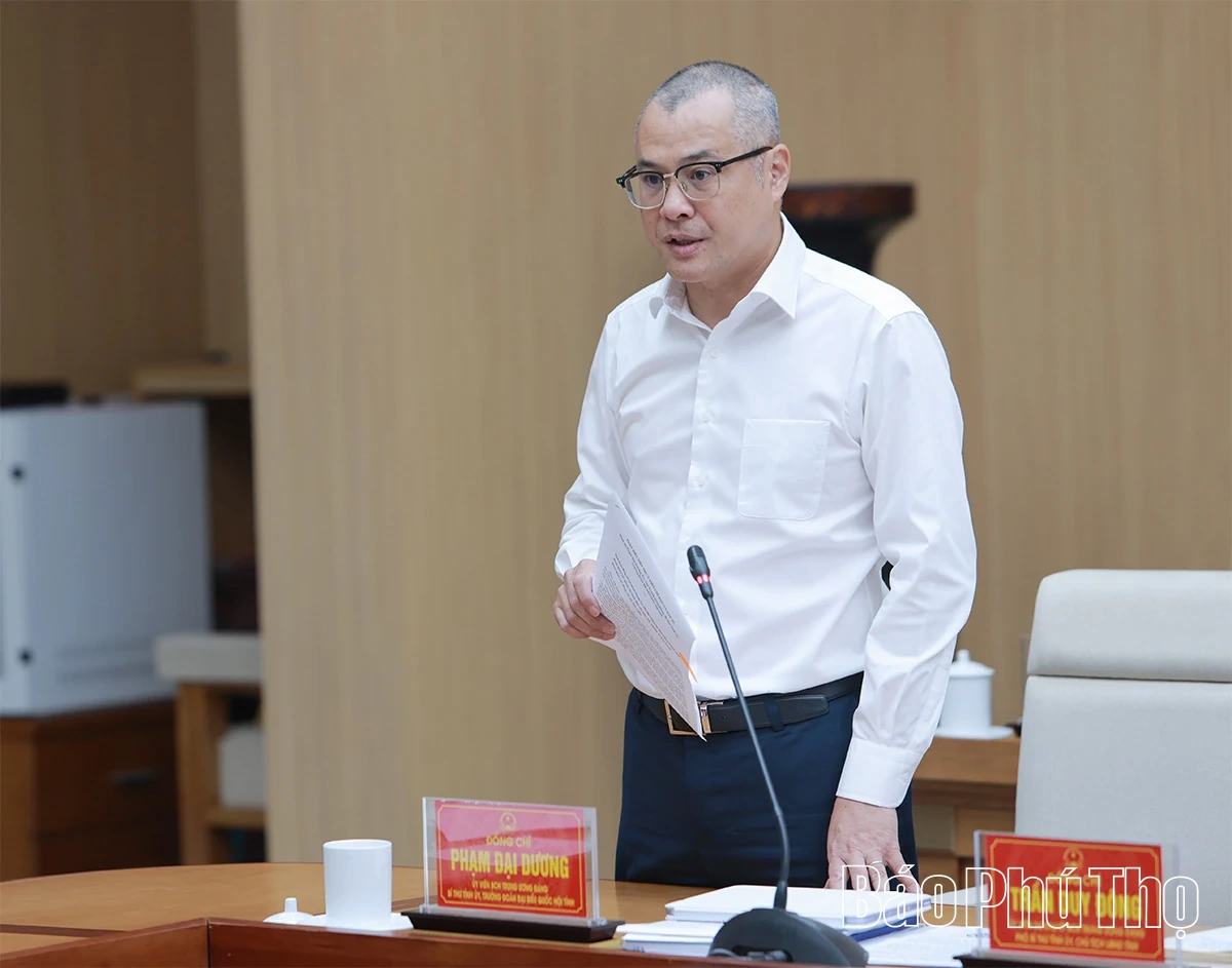 Thủ tướng Chính phủ Lê Minh Hưng: Tạo điều kiện tốt nhất để Phú Thọ bứt phá trong giai đoạn mới
