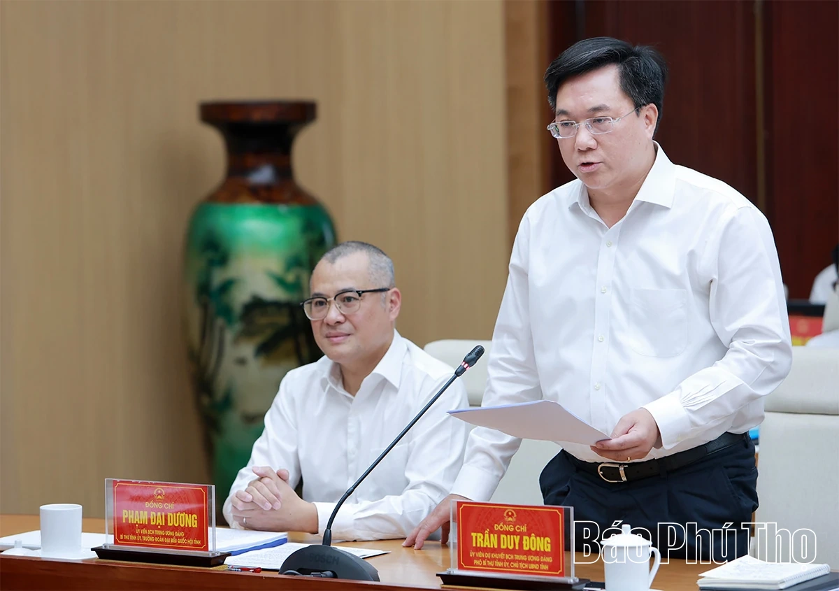 Thủ tướng Chính phủ Lê Minh Hưng: Tạo điều kiện tốt nhất để Phú Thọ bứt phá trong giai đoạn mới