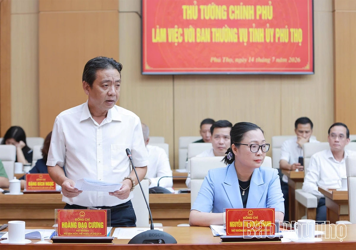 Thủ tướng Chính phủ Lê Minh Hưng: Tạo điều kiện tốt nhất để Phú Thọ bứt phá trong giai đoạn mới