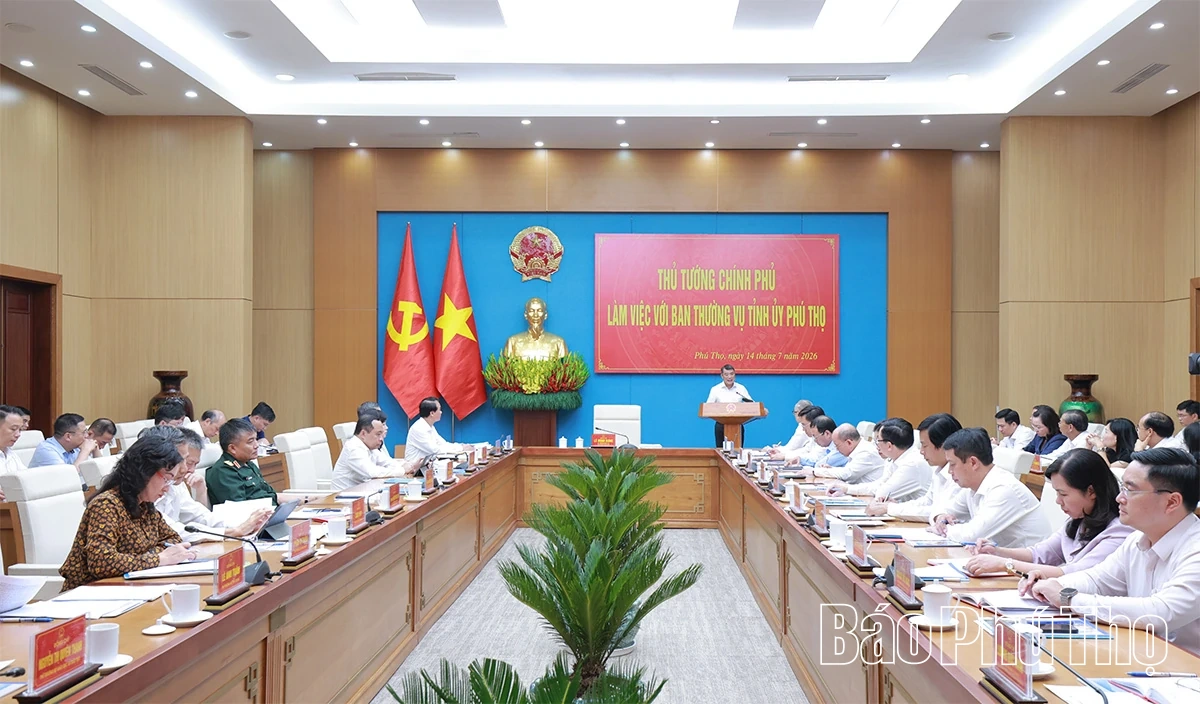Thủ tướng Chính phủ Lê Minh Hưng: Tạo điều kiện tốt nhất để Phú Thọ bứt phá trong giai đoạn mới