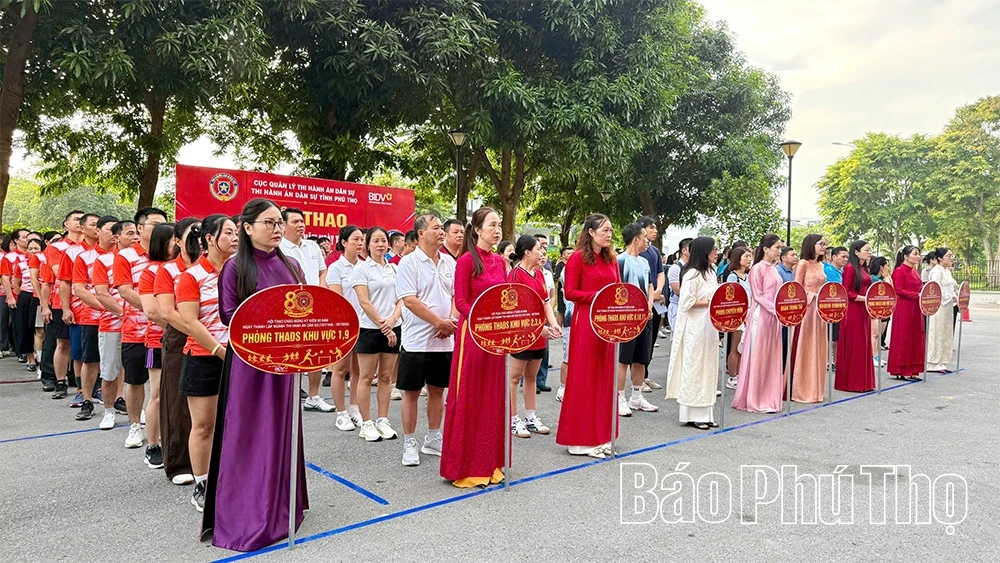 Sôi nổi Giải thể thao chào mừng kỷ niệm 80 năm Ngày truyền thống&nbsp;Thi hành án dân sự