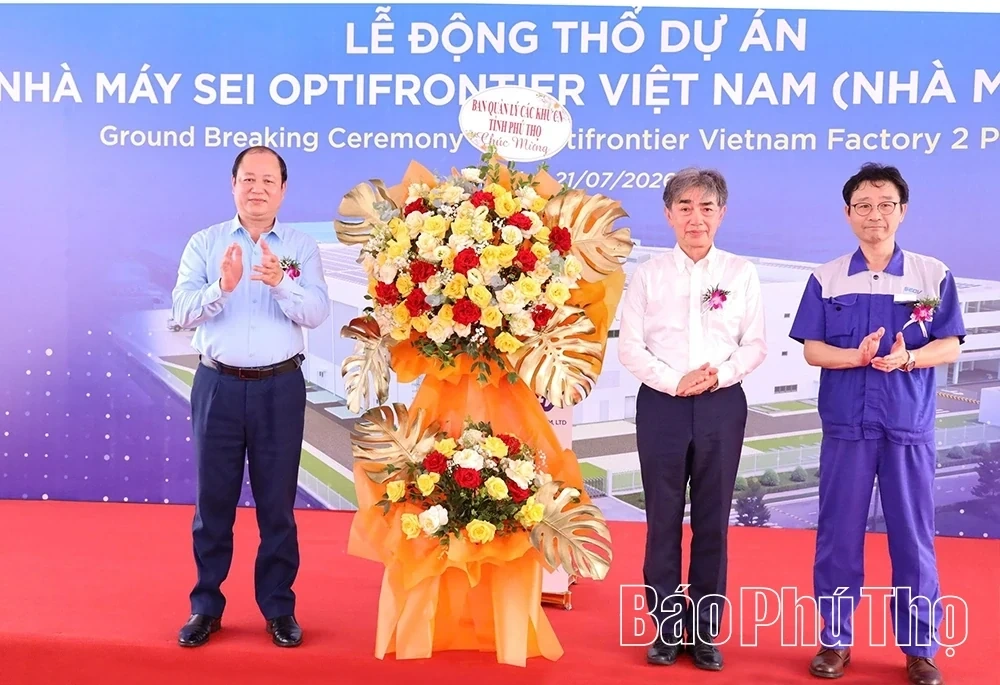 Japanese Company Breaks Ground on Second Factory with Annual Capacity of Five Million Products at Thang Long–Vinh Phuc Industrial Park
