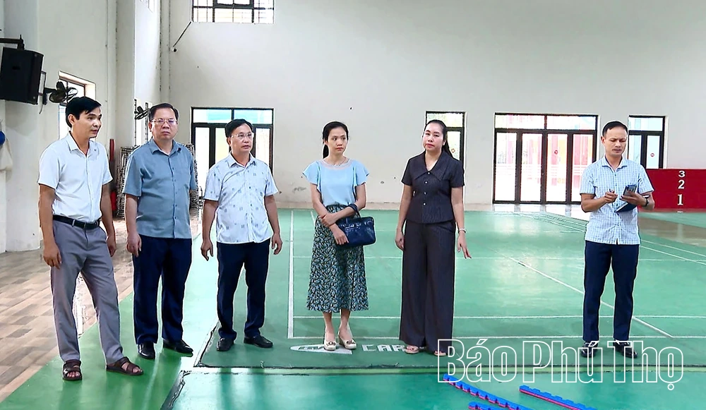Kiểm tra công tác chuẩn bị Hội khỏe Phù Đổng tỉnh Phú Thọ lần thứ I năm 2026