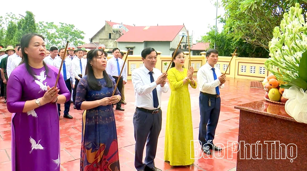 Bình Phú dâng hương tưởng niệm các Anh hùng liệt sĩ, tri ân người có công với cách mạng