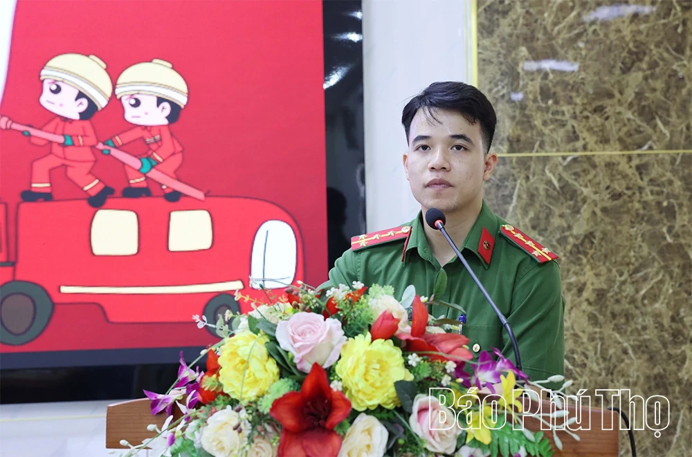 Tập huấn công tác phòng cháy, chữa cháy và cứu nạn, cứu hộ cho cán bộ Cơ quan Ủy ban MTTQ tỉnh