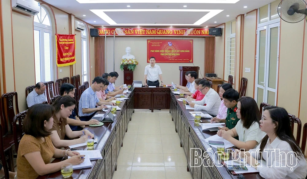 Hội Nhà báo tỉnh phát động Cuộc thi Báo chí về xây dựng Đảng năm 2026