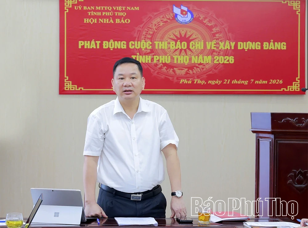 Hội Nhà báo tỉnh phát động Cuộc thi Báo chí về xây dựng Đảng năm 2026
