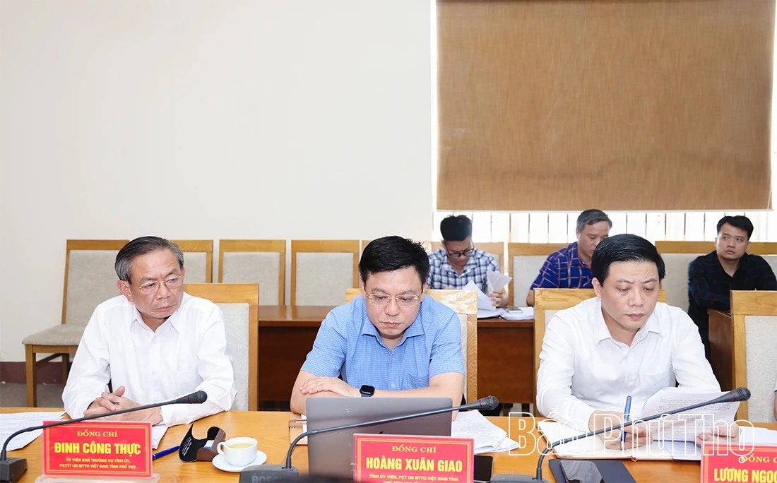 Phú Thọ đẩy mạnh chuyển đổi số trong hệ thống Mặt trận Tổ quốc