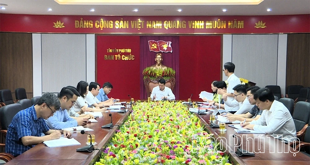 Ngành Tổ chức xây dựng Đảng đẩy mạnh chuyển đổi số