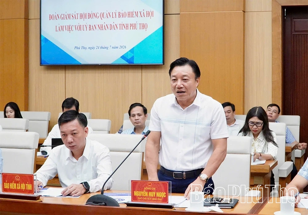Giám sát tình hình thực hiện chính sách bảo hiểm xã hội tại tỉnh Phú Thọ