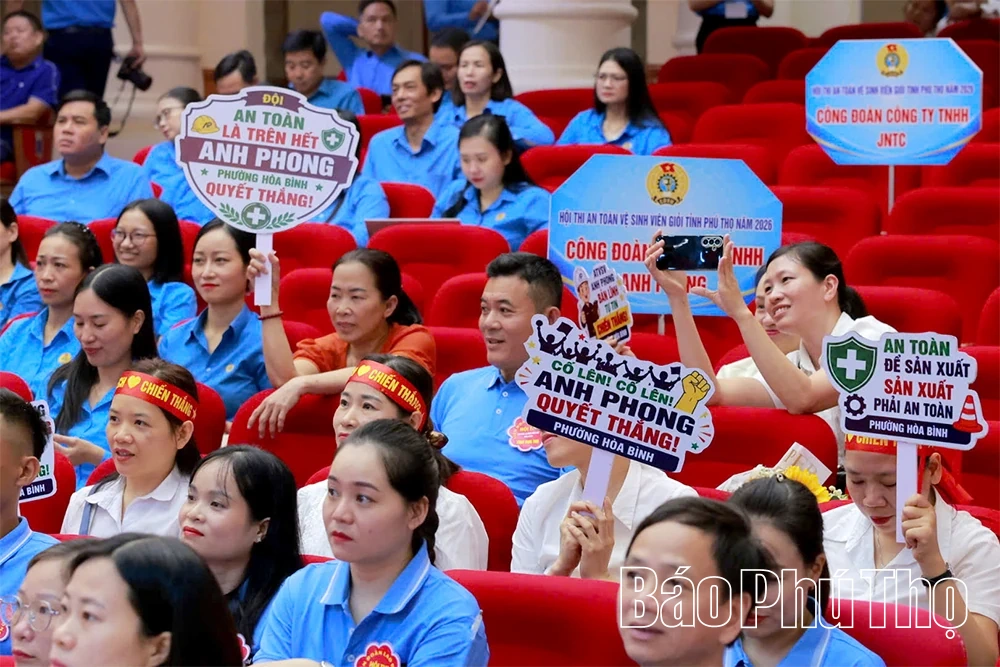 Hội thi “An toàn, vệ sinh viên giỏi tỉnh Phú Thọ năm 2026”