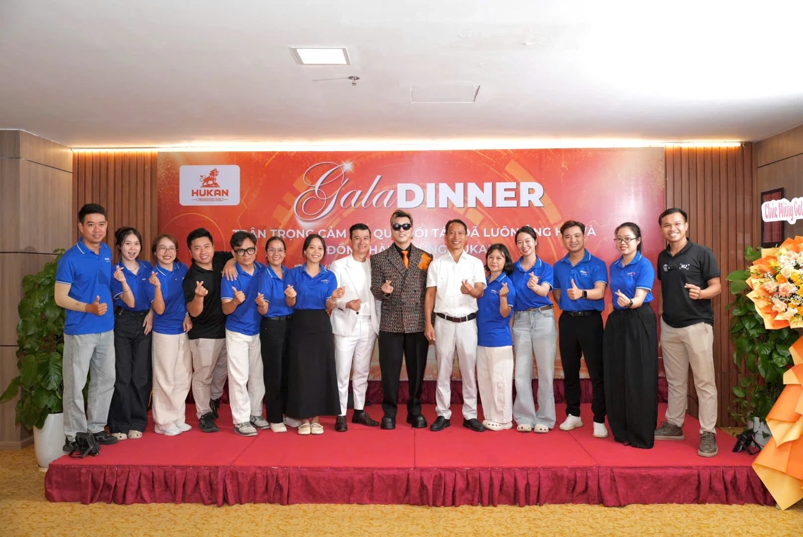 DANAGO chinh phục 250 khách Hukan bằng Gala Dinner đẳng cấp
