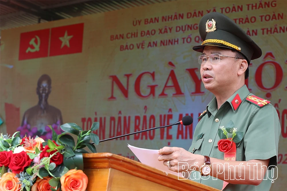 Xã Toàn Thắng tổ chức điểm Ngày hội Toàn dân bảo vệ an ninh Tổ quốc cấp tỉnh