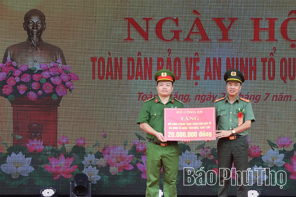 Xã Toàn Thắng tổ chức điểm Ngày hội Toàn dân bảo vệ an ninh Tổ quốc cấp tỉnh