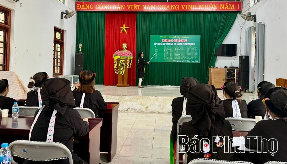 Giữ hồn văn hóa Sán Dìu từ những lớp học cộng đồng