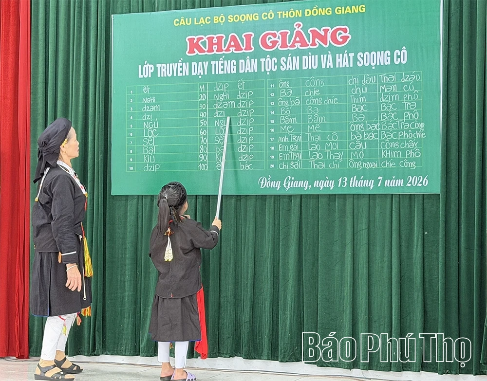 Giữ hồn văn hóa Sán Dìu từ những lớp học cộng đồng
