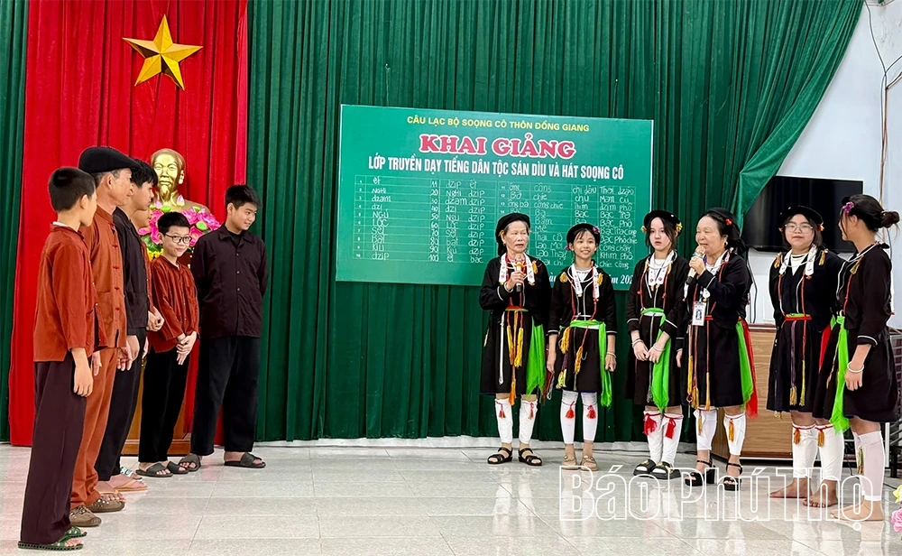 Giữ hồn văn hóa Sán Dìu từ những lớp học cộng đồng