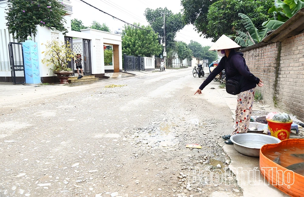 Sớm khắc phục tình trạng giao thông xuống cấp ở Đào Xá