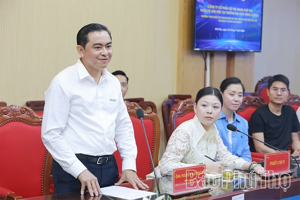 Amata Phu Tho Surveys High-Quality Human Resources Across the Province