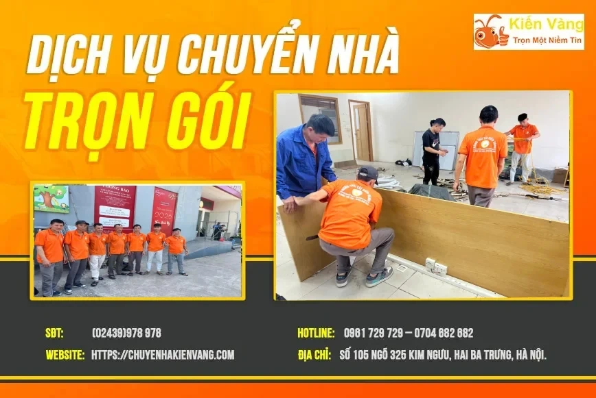 Giải pháp chuyển dọn nhà ở, văn phòng tiết kiệm thời gian tại Hà Nội từ Kiến Vàng (chuyennhakienvang.com)