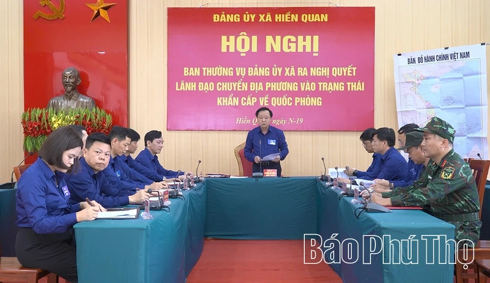 Tổng duyệt diễn tập tác chiến xã Hiền Quan năm 2026