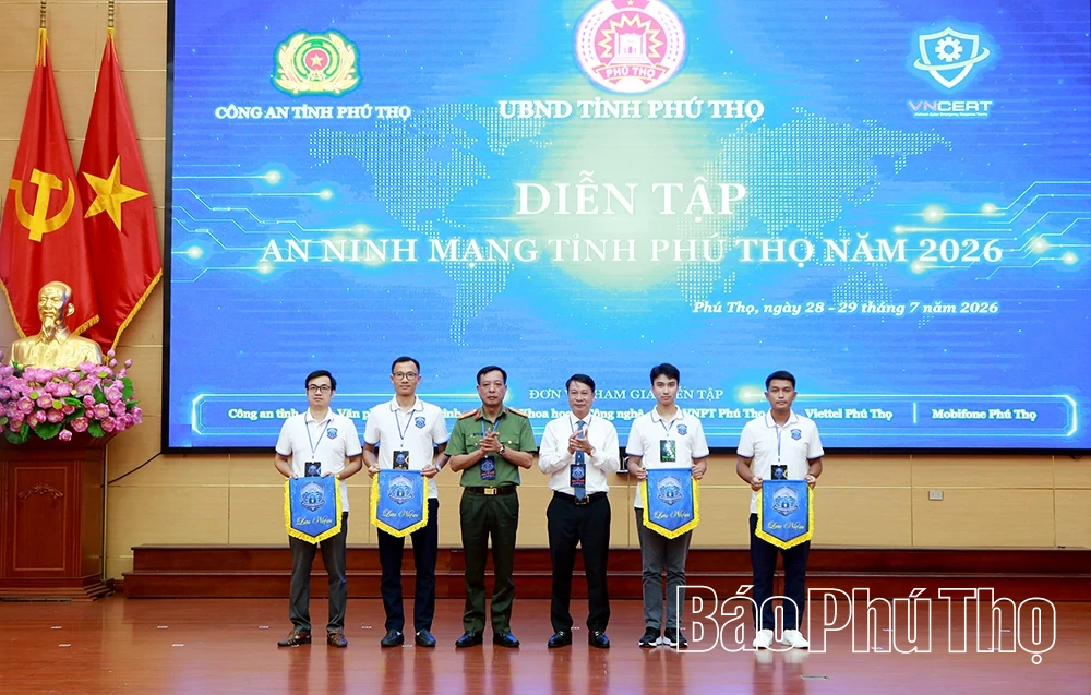 Diễn tập An ninh mạng tỉnh Phú Thọ năm 2026
