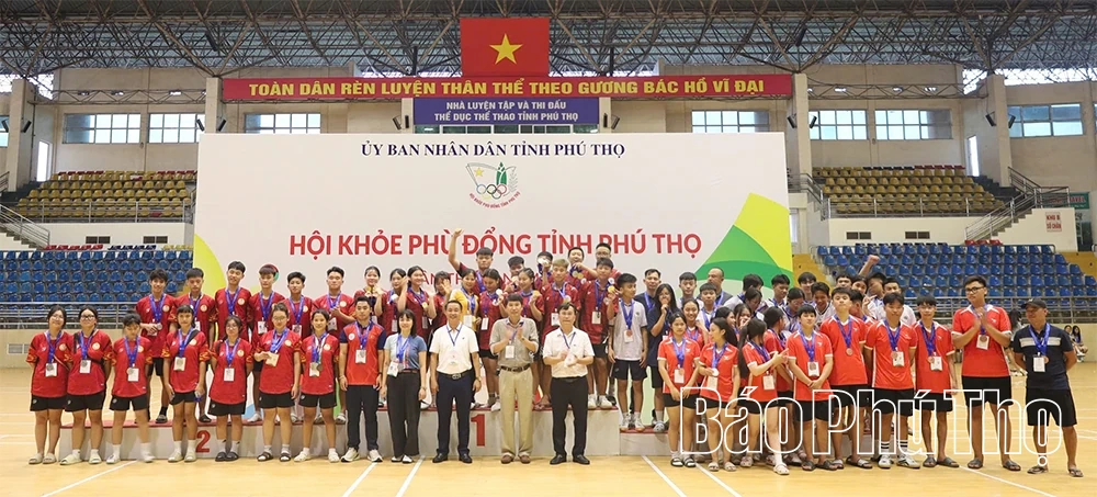 Hoàn thành giai đoạn I Hội khỏe Phù Đổng tỉnh Phú Thọ lần thứ I năm 2026 tại cụm Việt Trì