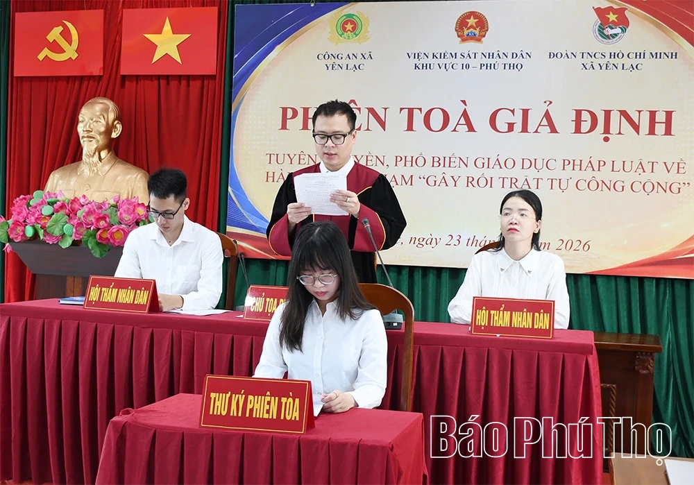 Bài học cảnh tỉnh thanh thiếu niên về tội gây rối trật tự công cộng