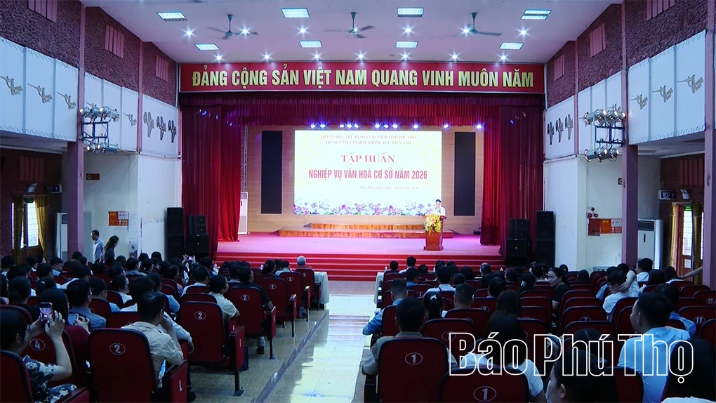 Tập huấn nghiệp vụ văn hóa cơ sở năm 2026