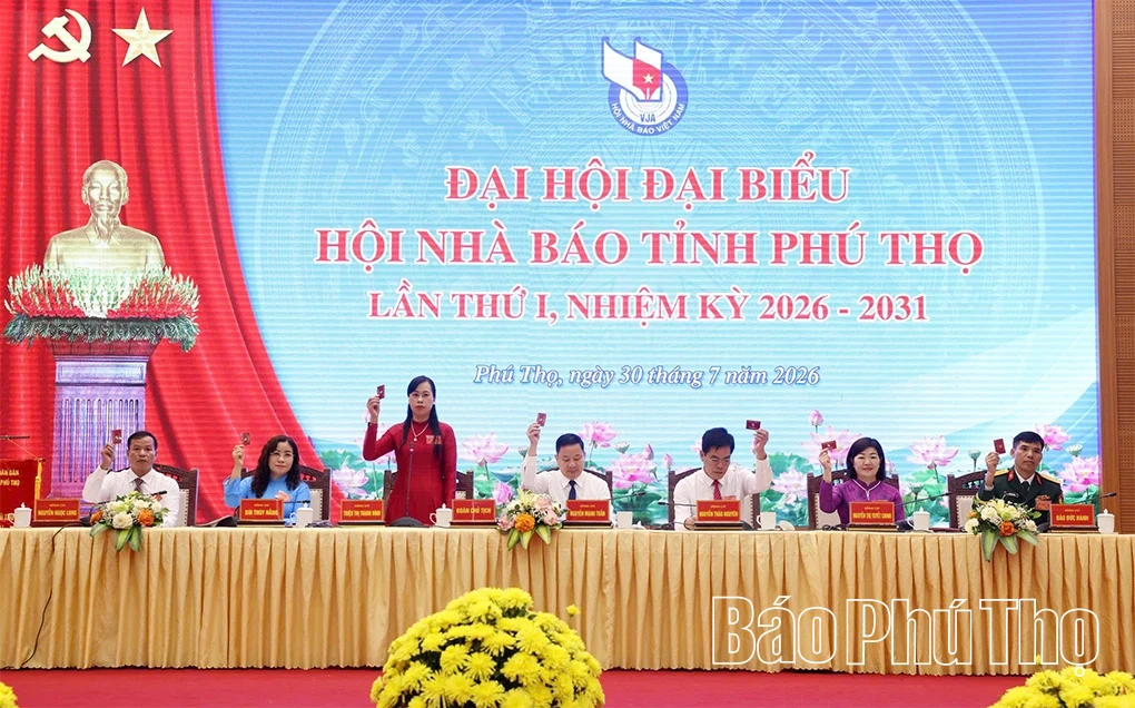 Phiên thứ nhất Đại hội Hội Nhà báo tỉnh Phú Thọ lần thứ I, nhiệm kỳ 2026-2031