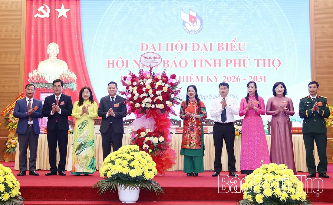 Đại hội đại biểu Hội Nhà báo tỉnh Phú Thọ lần thứ I thành công tốt đẹp