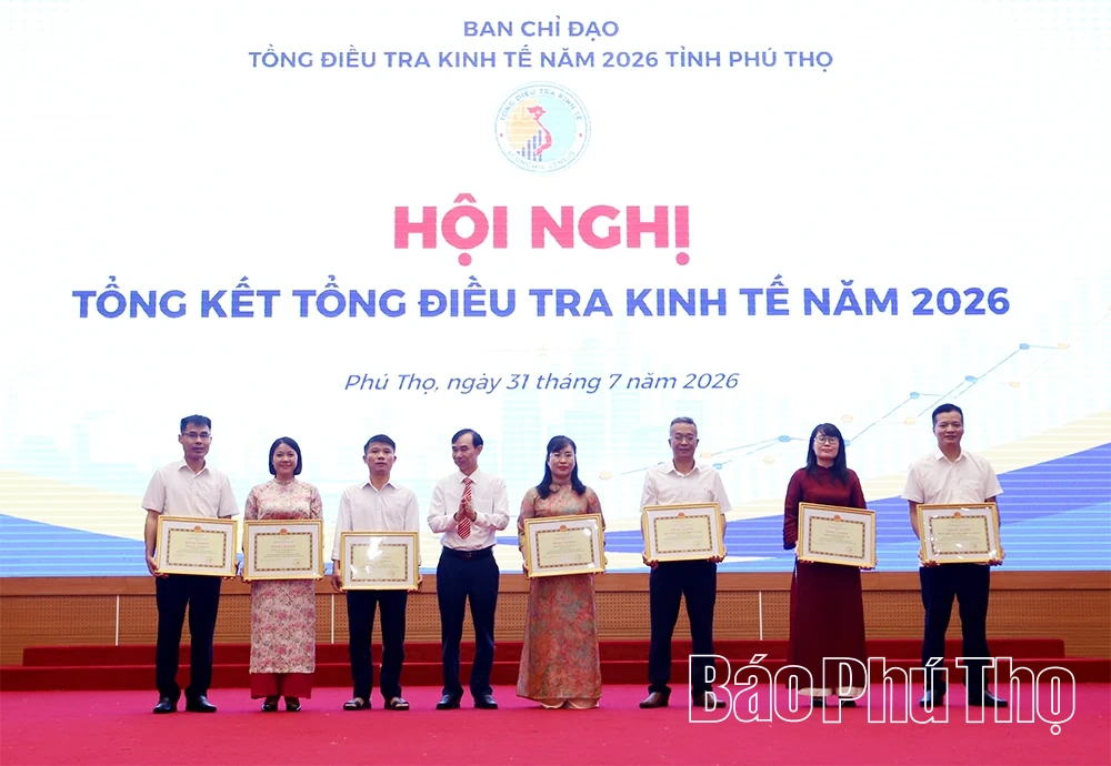 Phú Thọ công bố kết quả sơ bộ cuộc Tổng điều tra kinh tế năm 2026