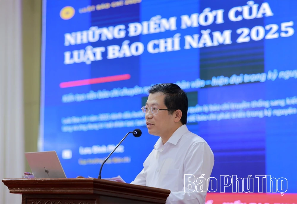 Tập huấn Luật Báo chí và các văn bản quy định chi tiết thi hành luật