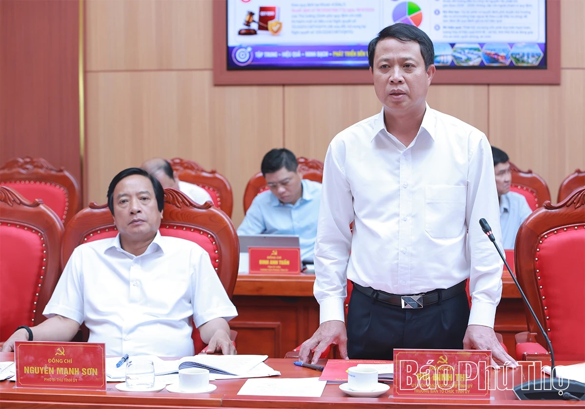Ban Thường vụ Tỉnh ủy cho ý kiến về công tác tài chính - ngân sách và kế hoạch đầu tư công trung hạn