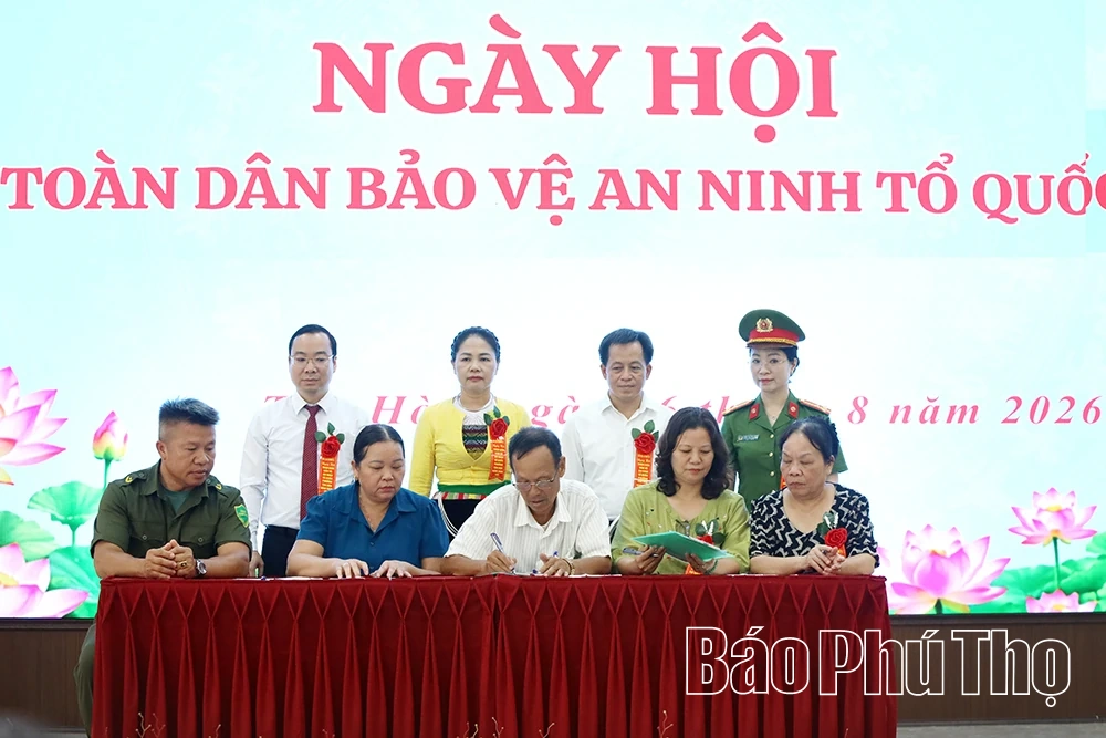 Phường Tân Hòa tổ chức Ngày hội Toàn dân bảo vệ an ninh Tổ quốc năm 2026