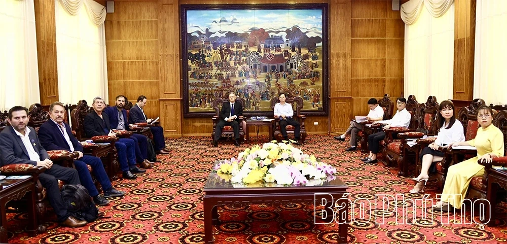 Brazilian Business Delegation Explores Investment Opportunities in Phu Tho
