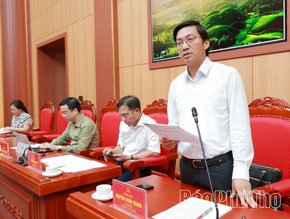 Ban Thường vụ Tỉnh ủy Phú Thọ cho ý kiến vào một số nội dung quan trọng