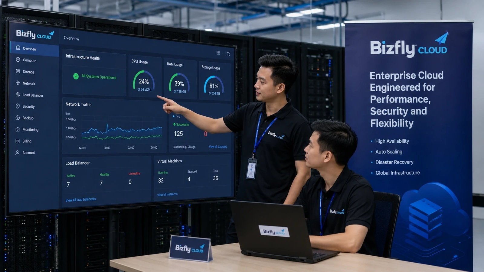 Bizfly Cloud Server giúp doanh nghiệp giảm phụ thuộc vào hạ tầng vật lý như thế nào?